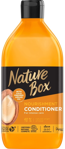 Odżywka do włosów Nature Box Argan Oil z olejem arganowym intensywnie pielęgnująca 385 ml (9000101299311) - obraz 1