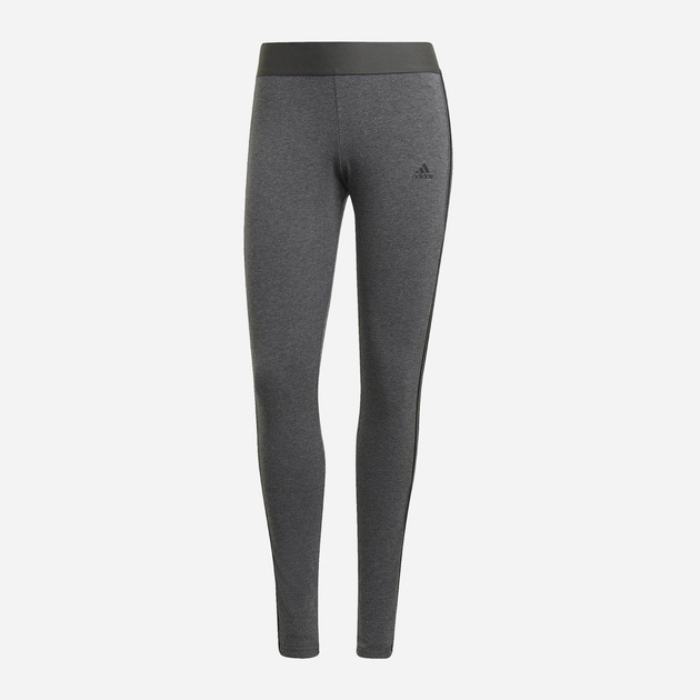 Legginsy sportowe damskie Adidas W 3S Leg GV6019 XXS/L Ciemnoszare (4062064344205) - obraz 1