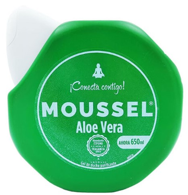 Żel pod prysznic Legrain Moussel nawilżający Aloe Vera 650 ml (8720181257087) - obraz 1