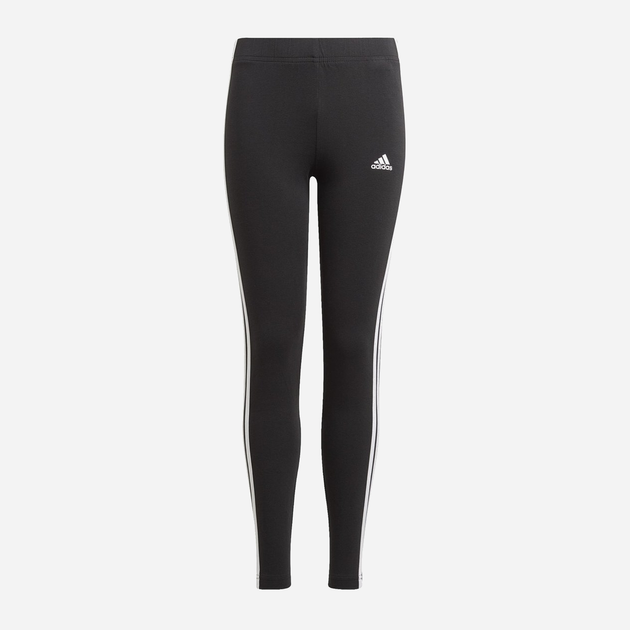 Młodzieżowe legginsy sportowe dla dziewczynki Adidas G 3S Leg GN4046 140 cm Czarne (4064036241321) - obraz 1