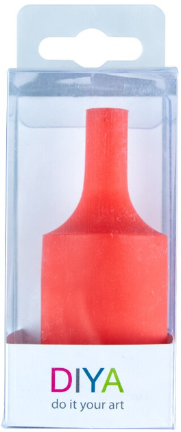 Силіконовий патрон для лампочки DPM E27 червоний (5903332583096) - зображення 2
