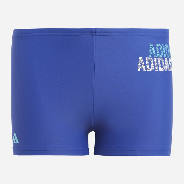 Kąpielówki młodzieżowe chłopięce bokserki adidas Logo Swim Brief HR7478 140 cm Niebieskie (4066745075204) - obraz 1