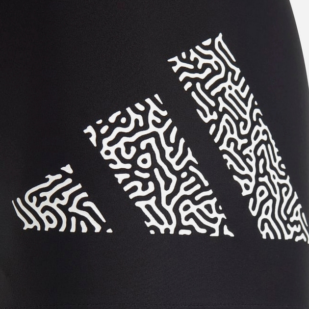 Дитячі плавки-шорти для хлопчика adidas 3 Bar Log Boxer HR7480 116 см Чорні (4066745161839) - зображення 3