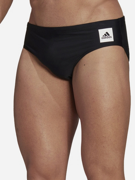 Kąpielówki slipy męskie Adidas Solid Trunk HA0330 9 Czarne (4065423096777) - obraz 1