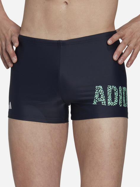 Плавки-боксери чоловічі adidas Lineage Boxer HT2070 7 Темно-сірі (4066745173191) - зображення 1