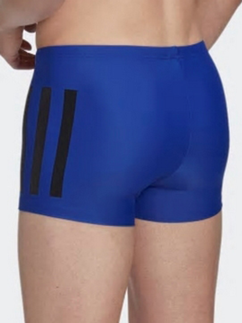 Kąpielówki bokserki męskie Adidas Bold 3S Boxer HT2080 7 Niebieskie (4066745057125) - obraz 2