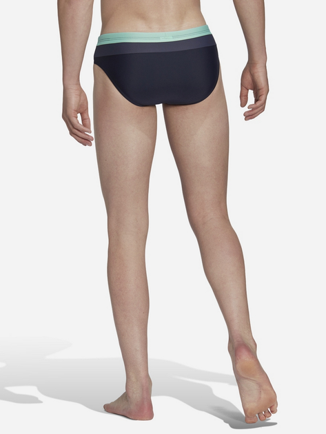 Kąpielówki męskie slipy adidas Block Trunk HT2083 7 Czarne (4066745106946) - obraz 4