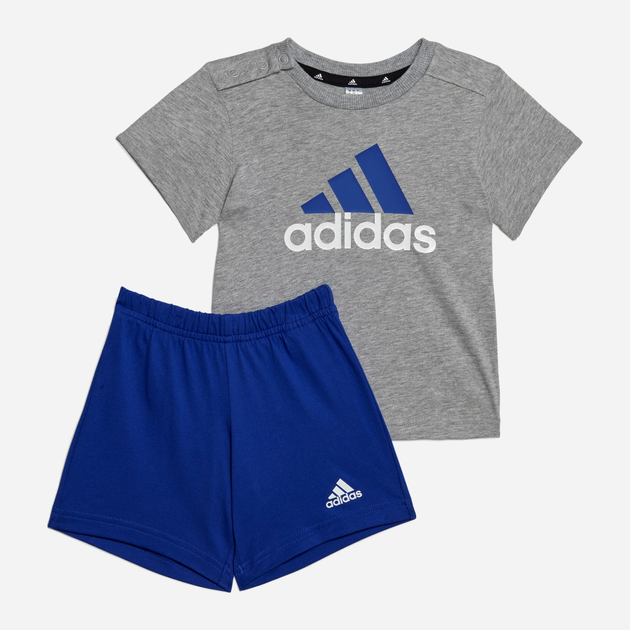 Komplet dziecięcy letni (koszulka + spodenki) dla chłopca Adidas I Bl Co T Set HR5887 80 cm Wielokolorowy (4066745226439) - obraz 1