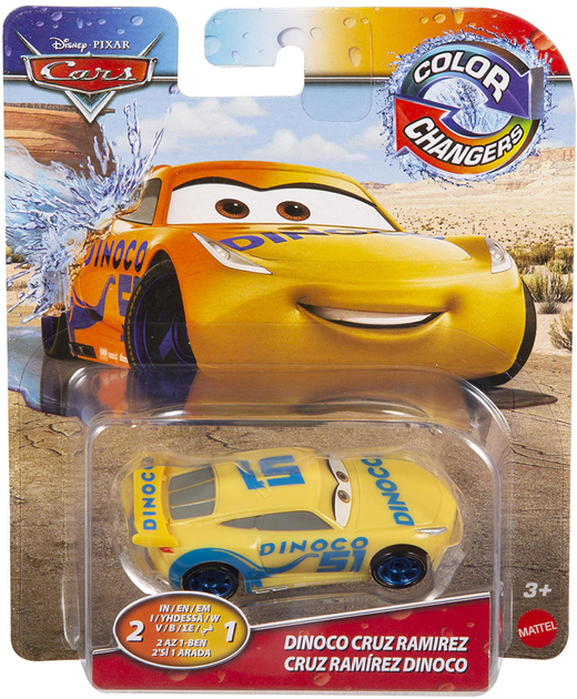 Машинка Mattel Disney Pixar Cars Color Changers Dinoco Cruz Ramirez (0887961881936) - зображення 1