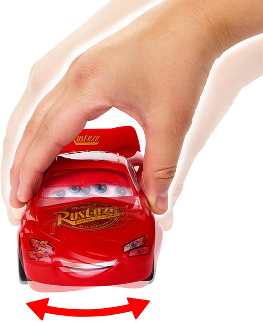 Samochód Mattel Disney Cars Moving Moments Lightning McQueen (0194735159369) - obraz 3