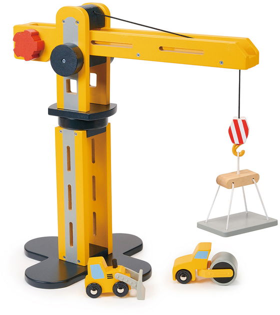 Підйомний кран Mentari Big Yellow Crane з аксесуарами (0191856079057) - зображення 2