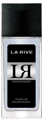 Dezodorant La Rive Password For Man spray szkło 80 ml (5901832063001) - obraz 1