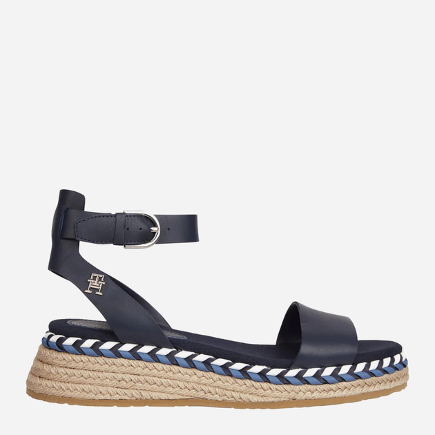 Жіночі сандалії Tommy Hilfiger THIFW0FW07080DW6 36 Темно-сині (8720643134451) - зображення 1
