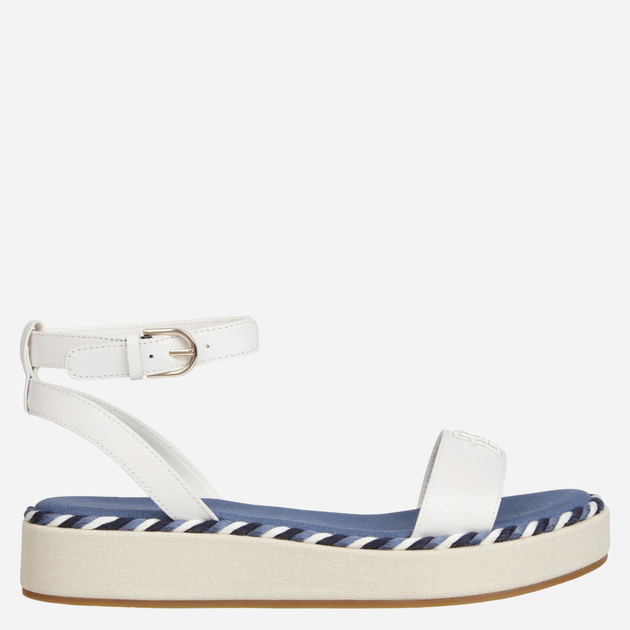 Sandały damskie na platformie Tommy Hilfiger THIFW0FW07019YBL 38 Białe (8720643148540) - obraz 1