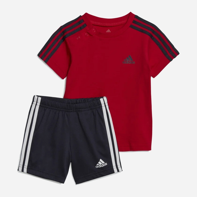 Дитячий літній комплект (футболка + шорти) для хлопчика adidas I 3S Sport Set IC7781 92 см Різнокольоровий (4066745149356) - зображення 1