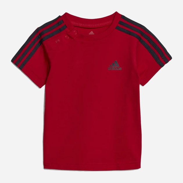Komplet dziecięcy letni (koszulka + spodenki) dla chłopca Adidas I 3S Sport Set IC7781 80 cm Wielokolorowy (4066745149370) - obraz 2