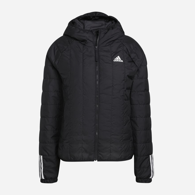 Куртка демісезонна з капюшоном жіноча Adidas W Itavic L Ho J GU3957 XL Чорна (4064054050783) - зображення 1