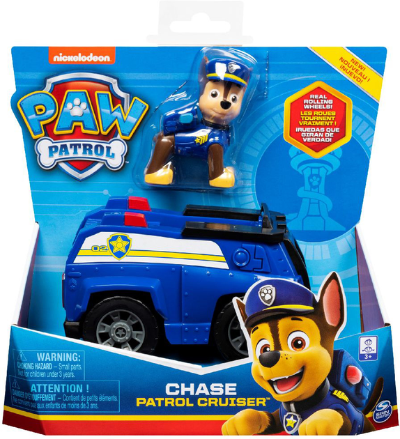Поліцейська машина Spin Master Paw Patrol Chase Patrol Cruiser з фігуркою (0778988406151) - зображення 1