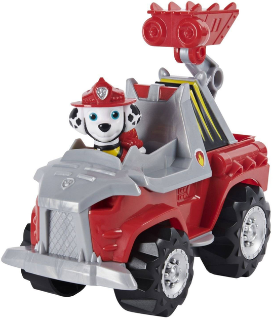 Машинка Spin Master Paw Patrol Dino Rescue Marshall Deluxe Vehicle з фігуркою (0778988305522) - зображення 3