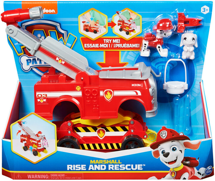 Пожежна машина Spin Master Paw Patrol Rise and Rescue Marshall з аксесуарами (0778988415191) - зображення 1