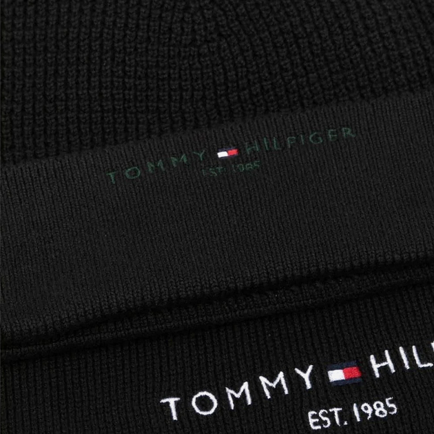Комплект (шапка + шарф) чоловічий Tommy Hilfiger THIAM0AM10357BDS Чорний (8720641979931) - зображення 2