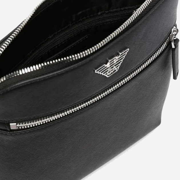 Torba listonoszka męska Emporio Armani EAY4M185Y138E81072 Czarna (8054804084867) - obraz 4