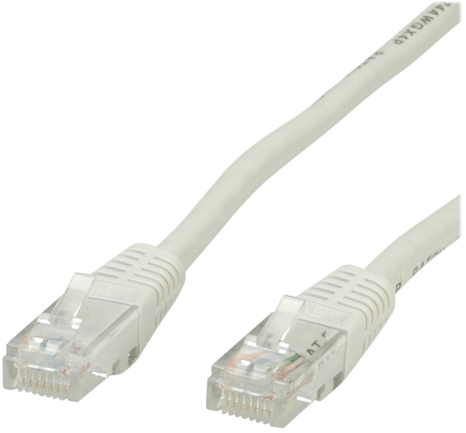 Patchcord Value UTP Cat 5e 0.5 m Grey (21.99.0500) - obraz 1