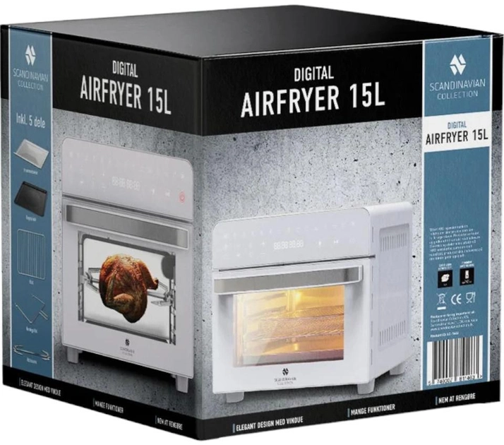 Електрична піч Scandinavian Collection Digital Airfryer Oven (5740007811463) - зображення 2