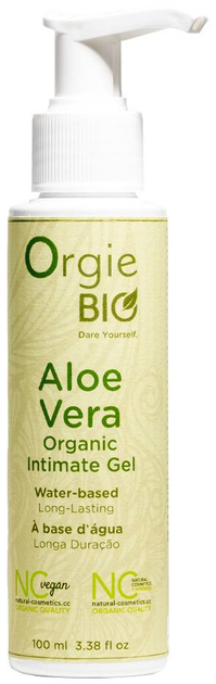Żel intymny Orgie Bio Aloe Vera Organic Intimate Gel organiczny z aloesem 100 ml (5600298351539) - obraz 1