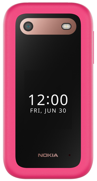 Мобільний телефон Nokia 2660 Flip 48/128MB DualSim Pop Pink (6438409088345) - зображення 2