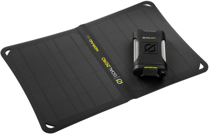 Портативна сонячна панель Goal Zero Nomad 10 + Venture 35 PowerBank Kit - зображення 1