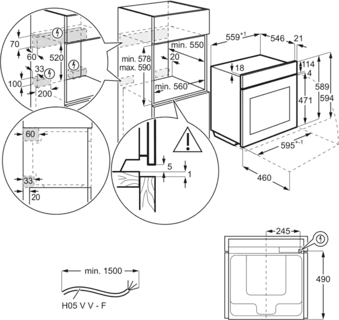 Piekarnik elektryczny Electrolux EOB7S31Z - obraz 10