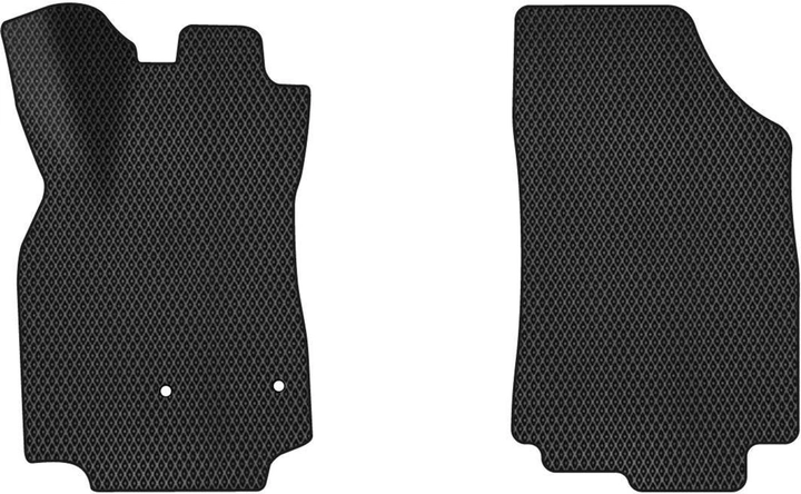 Акція на EVA килимки EVAtech в салон авто передні для Renault Megane (III) 3-doors MT 2008-2016 3 покоління Htb EU Black від Rozetka