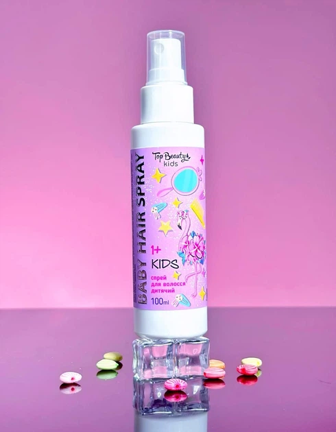 Дитячий спрей для волосся Top Beauty Kids Baby Hair Spray 100 мл - Фото 1 Дитячий спрей для волосся Top Beauty Kids Baby Hair Spray 100 мл - зображення 1