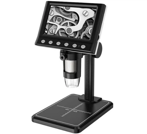Микроскоп цифровой с 4,3" дюймовым LCD экраном DM7 аккумуляторное увеличение до 1000X - Фото 3 Микроскоп цифровой с 4,3" дюймовым LCD экраном DM7 аккумуляторное увеличение до 1000X - изображение 3