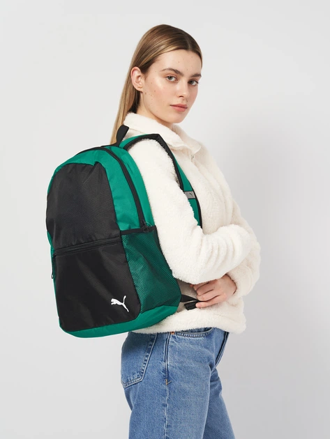 Рюкзак спортивный тканевый 18 л вмещает формат А4 Puma 09023804 X Sport Green Black (4099685695010) - изображение 2