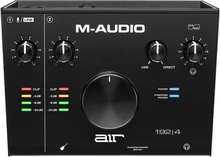 Interfejs audio M-Audio AIR 192|4 Vocal Studio Pro Recording Black (AIR192 X4PRO) - obraz 2