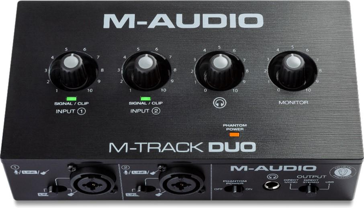 Аудіоінтерфейc M-Audio M-Track Duo - зображення 2