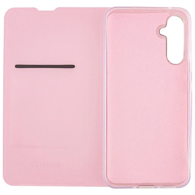 Шкіряний чохол книжка GETMAN Elegant (PU) для Samsung Galaxy A54 5G Рожевий - Фото 3 Шкіряний чохол книжка GETMAN Elegant (PU) для Samsung Galaxy A54 5G Рожевий - зображення 3