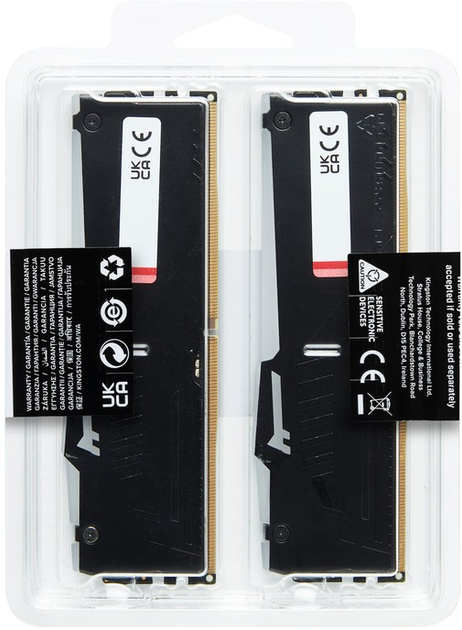 Pamięć Kingston FURY DDR5-6000 32768MB PC5-48000 (Kit of 2x16384) Beast RGB Black (KF560C40BBAK2-32) - obraz 7