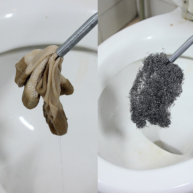 Трос для чистки канализационных труб от засоров Cleaning Hook из ...