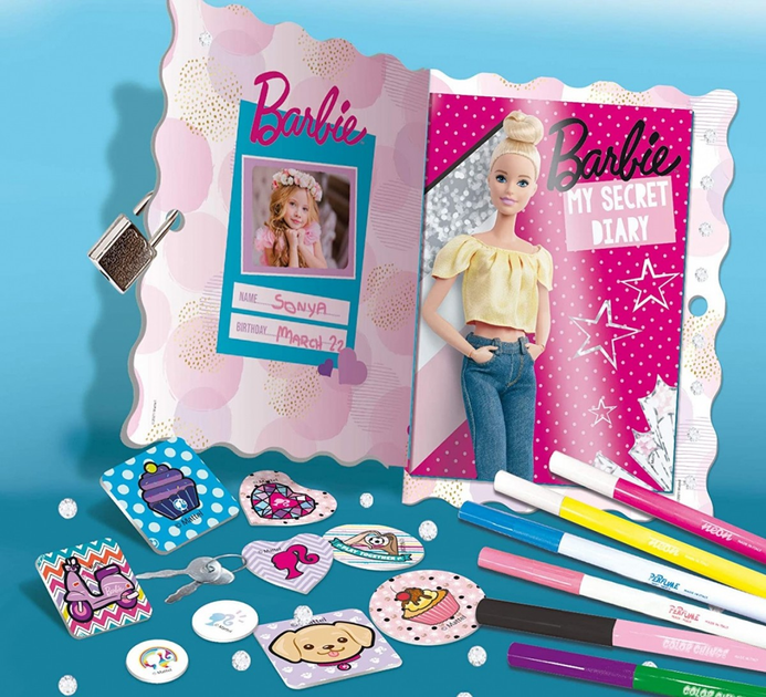 Pamiętnik na kłódkę Lisciani Barbie My Secret Diary (8008324086030) - obraz 2