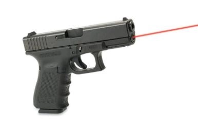 Лазерный целеуказатель интегрированный под Glock 19 Gen 4 (красный) - изображение 1