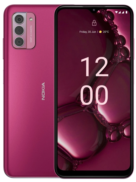 Smartfon Nokia G42 5G 6/128GB Pink (6438409090089) - obraz 1
