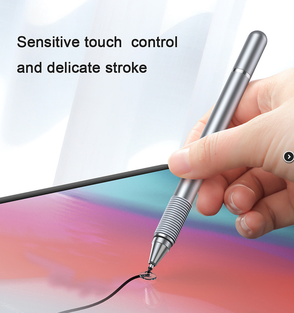 Стилус ручка BASEUS Golden Cudgel Capacitive ACPCL-01 silver - изображение 4