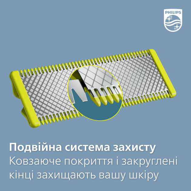 Змінні леза Philips OneBlade QP230/50 3 шт (8710103859383) - зображення 6