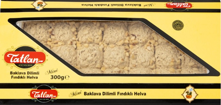 Тахинная халва Tatlan с фундуком 300 г (8695014068010) – купить в Киеве ...