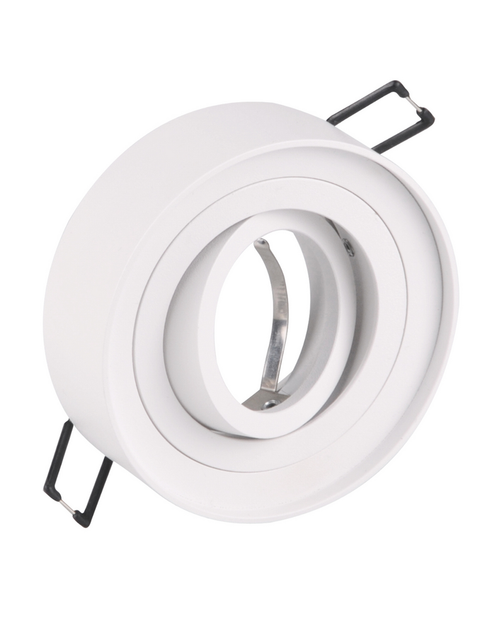 Точковий світильник Goldlux 319876 Gaja GU5.3 1x12W IP20 WH (047502) - изображение 2
