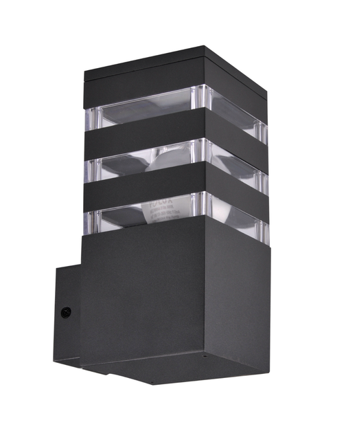 Вуличний світильник Goldlux 316165 Teksas E27 1x12W IP44 GR (046846) - зображення 2