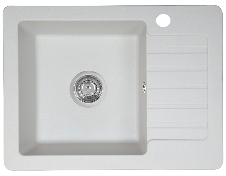 Кухонная мойка AQUAMARIN LEO 58-18 WH Белый - изображение 4